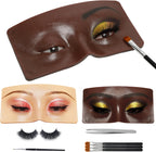 Mannequin Visage 5D Réutilisable – Planche d'Entraînement en Silicone pour Maquillage