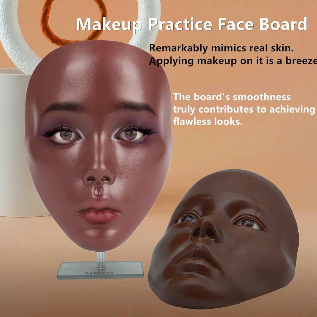 Moule/Masque d'Entraînement 5D – Tête de Mannequin Réutilisable pour la Pratique du Maquillage
