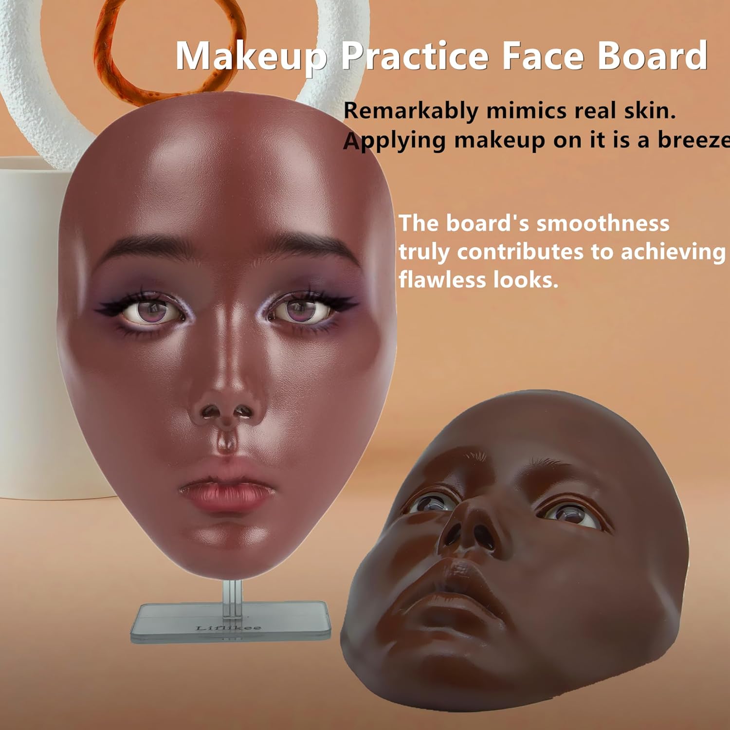 Moule/Masque d'Entraînement 5D – Tête de Mannequin Réutilisable pour la Pratique du Maquillage