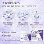 CeraVe Crème de Nuit Régénératrice – Hydratation & Anti-Âge – Peaux Normales à Sèches 35g