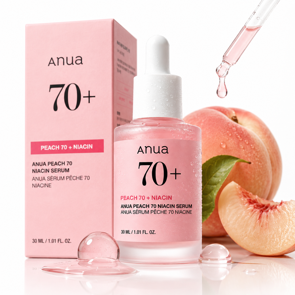 ANUA Peach 70 Niacinamide Serum – Sérum Glow Hydratant – 30ml