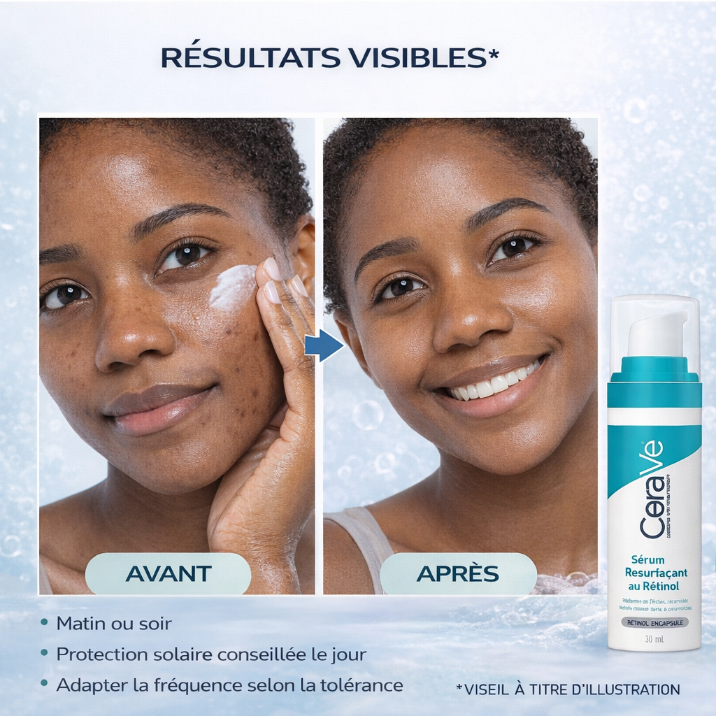 CeraVe Sérum Resurfaçant au Rétinol – Anti-Marques & Pores – 30 ml