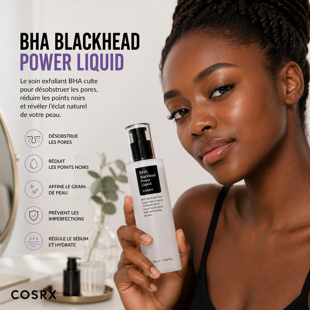 COSRX BHA Blackhead Power Liquid – Exfoliant Anti Points Noirs 100ml