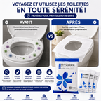 Protège-Abattant WC Jetable 50 Pièces – Protection Hygiénique Individuelle