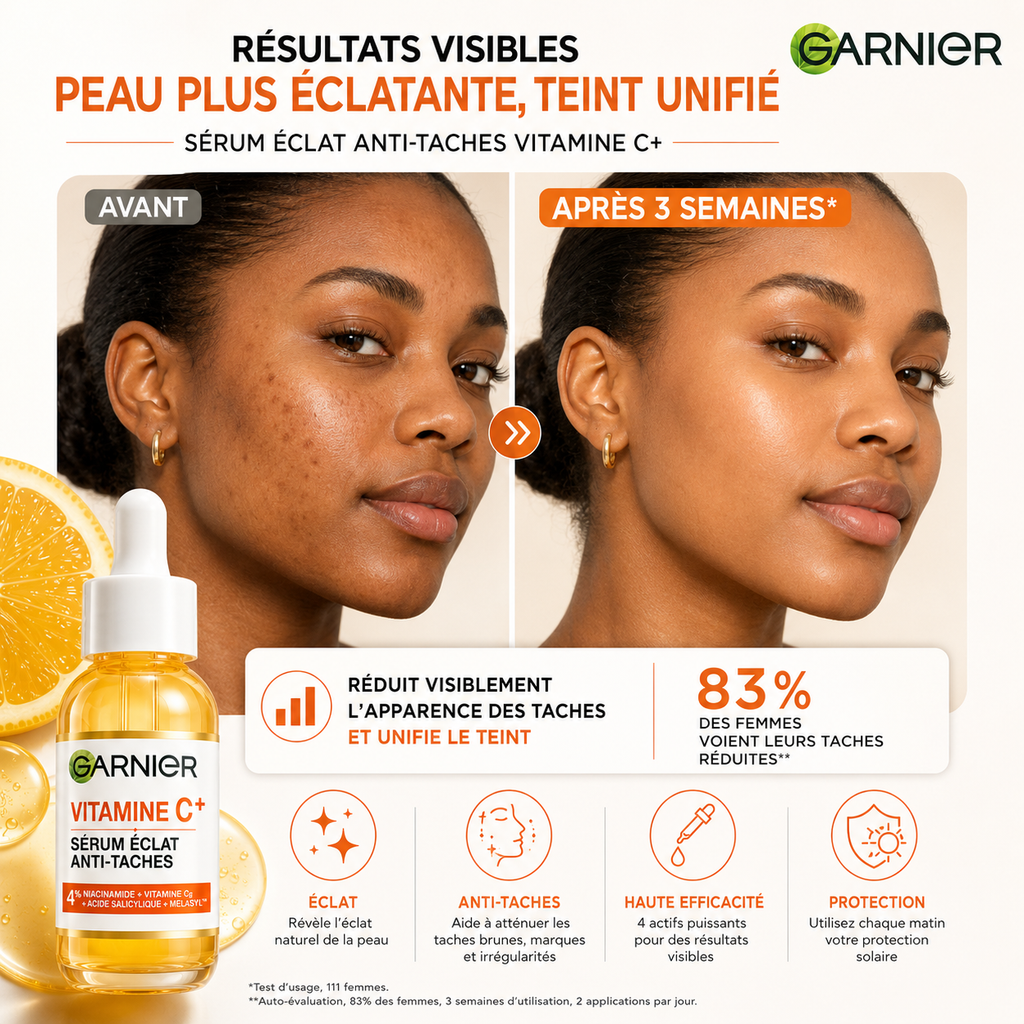 Garnier Vitamine C+ Sérum Éclat Anti-Taches – 30 ml