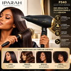 Sèche-Cheveux Professionnel IPARAH P340 – 2400W, Moteur AC, Ionique, 2 Vitesses, 3 Températures & Air Froid