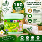 Jaxina Meiji Crème de Massage Corps & Modelage 1 kg – Grand Format Professionnel