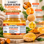 DR. REKBEHUTY Gommage au Sucre Curcuma & Vitamine C – Visage & Corps