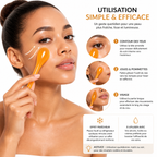 Outil de Massage Visage Précision en Résine – Anti-Cernes & Drainage Ciblé (Contour des Yeux & Visage)