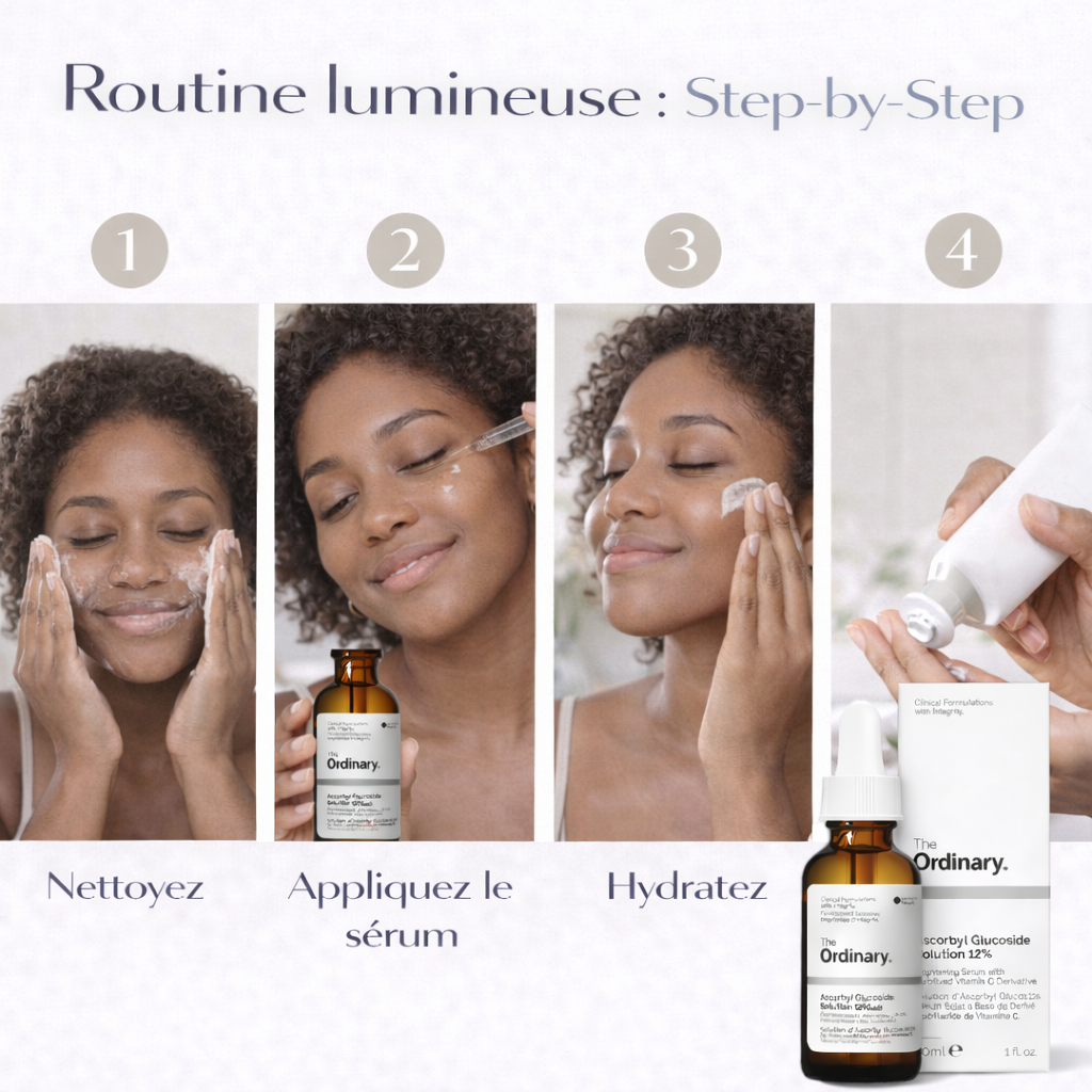 Sérum Vitamine C Ascorbyl Glucoside 12% The Ordinary – Éclat & Teint Uniforme