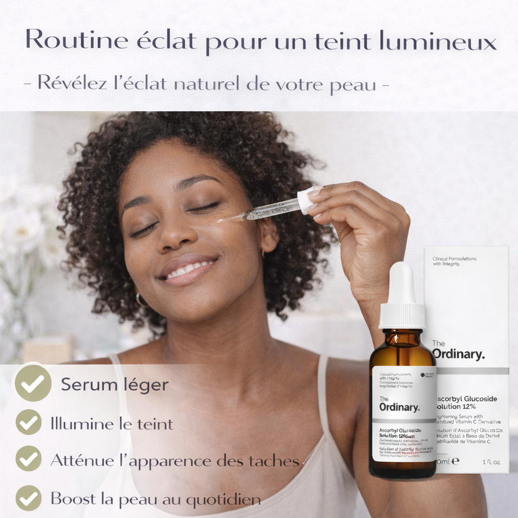 Sérum Vitamine C Ascorbyl Glucoside 12% The Ordinary – Éclat & Teint Uniforme