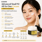 COSRX Advanced Snail 92 All In One Cream – Crème Réparatrice 100g