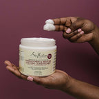 SheaMoisture - Jamaican Black Castor Oil Strengthen & Restore Leave-In Conditioner - Après-shampooing sans rinçage pour cheveux abîmés à l'Huile de ricin noire jamaïcaine - Adoucir & Démêler les cheveux  - 454 g
