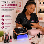 Lampe UV LED Professionnelle SUN S10 Rechargeable 120W – Séchage Rapide Gel UV, Vernis Semi-Permanent & Nail Art