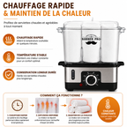 Chauffe-Serviettes Professionnel Spa & Institut – Stérilisateur de Serviettes Chaudes 18L avec Température Réglable