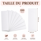 Bandes Dépilatoires Papier Non Tissé – Rouleau Professionnel Épilation Cire Corps & Visage