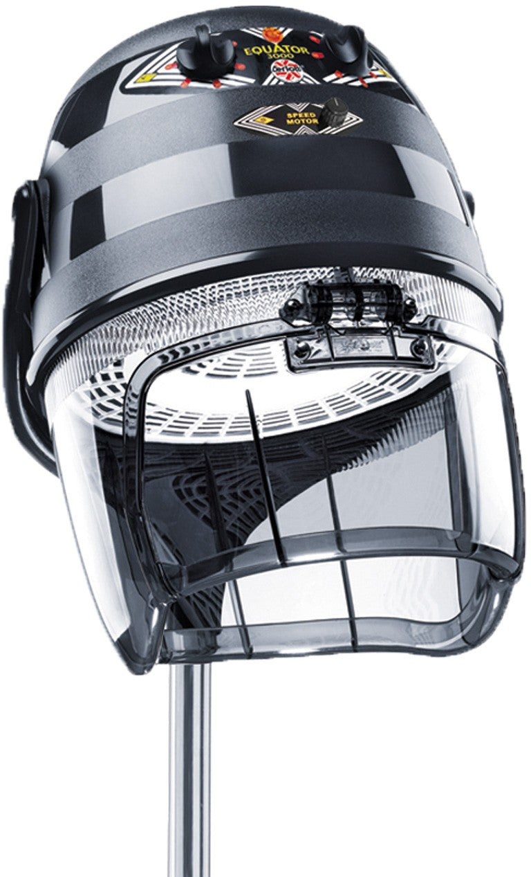 Casque Sèche-Cheveux Professionnel sur Pied EQUATOR – 3000W avec Minuterie & Air Froid