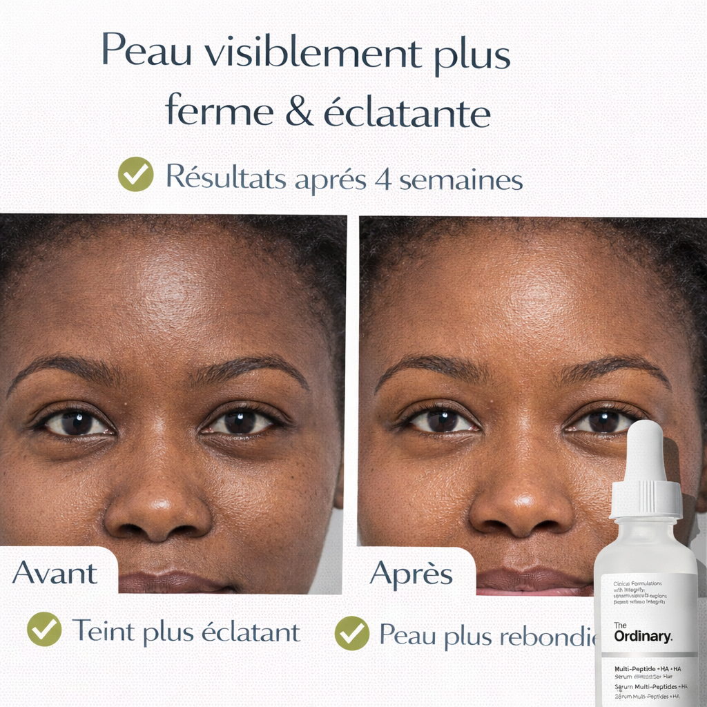 Sérum Multi-Peptides + Acide Hyaluronique The Ordinary (60ml) – Anti-Âge Global & Peau Repulpée