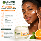 Garnier SkinActive Vitamine C – Crème Hydratante Certifiée Bio Éclat Quotidien