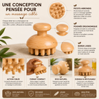 Champignon de Massage en Bois à Picots – Madérothérapie Corps