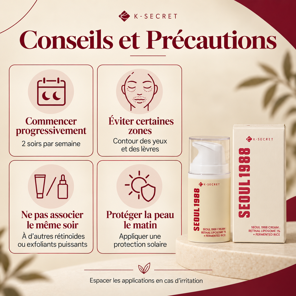 K-SECRET Seoul 1988 Cream 50 ml – Crème Visage au Rétinal Liposomé et Riz Fermenté
