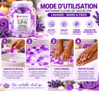 BATHRANI Fleurs de Savon Spa Lavande Mains & Pieds 220 g