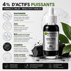 Garnier Pure Active Sérum Anti-Imperfections AHA + BHA au Charbon – 30 ml