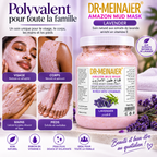DR.MEINAIER Amazon Mud Mask Lavande & Vitamine E 4 kg – Masque Visage, Corps, Mains & Pieds