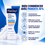 PanOxyl Acne Foaming Wash 10 % – Nettoyant Moussant Anti-Imperfections Visage & Corps – 156 g