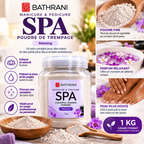 BATHRANI Poudre de Trempage SPA Manucure & Pédicure Relaxing – 1 kg