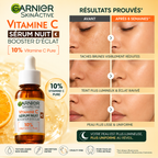Garnier SkinActive Vitamine C – Sérum Nuit Booster D’Éclat 10% Vitamine C Pure