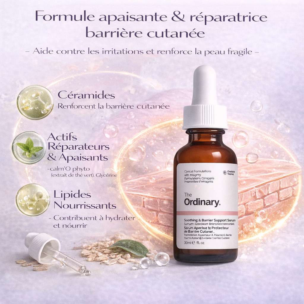 Sérum Apaisant & Réparateur Barrière Cutanée The Ordinary – Peaux Sensibles & Irritées