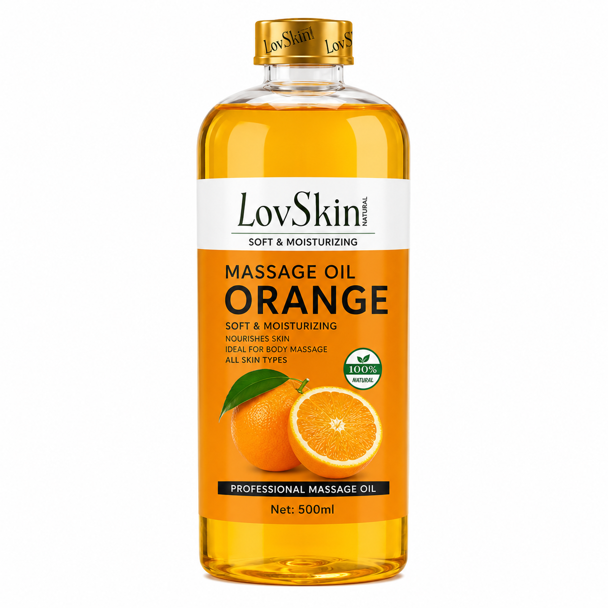 Huile De Massage Orange LovSkin 500 ml