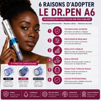 Stylo Dermapen A6 Professionnel Rechargeable Sans Fil – Microneedling, BB Glow, Nano Needling & Maquillage Permanent