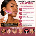 Appareil de Massage Visage LED & EMS 7 Couleurs – Outil Beauté Électrique Éclat & Détente (Blanc / Noir / Rouge)