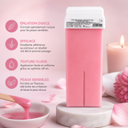 Cartouche de Cire Dépilatoire Rose Titanium 100ml – Peaux Sensibles & Épilation Douce