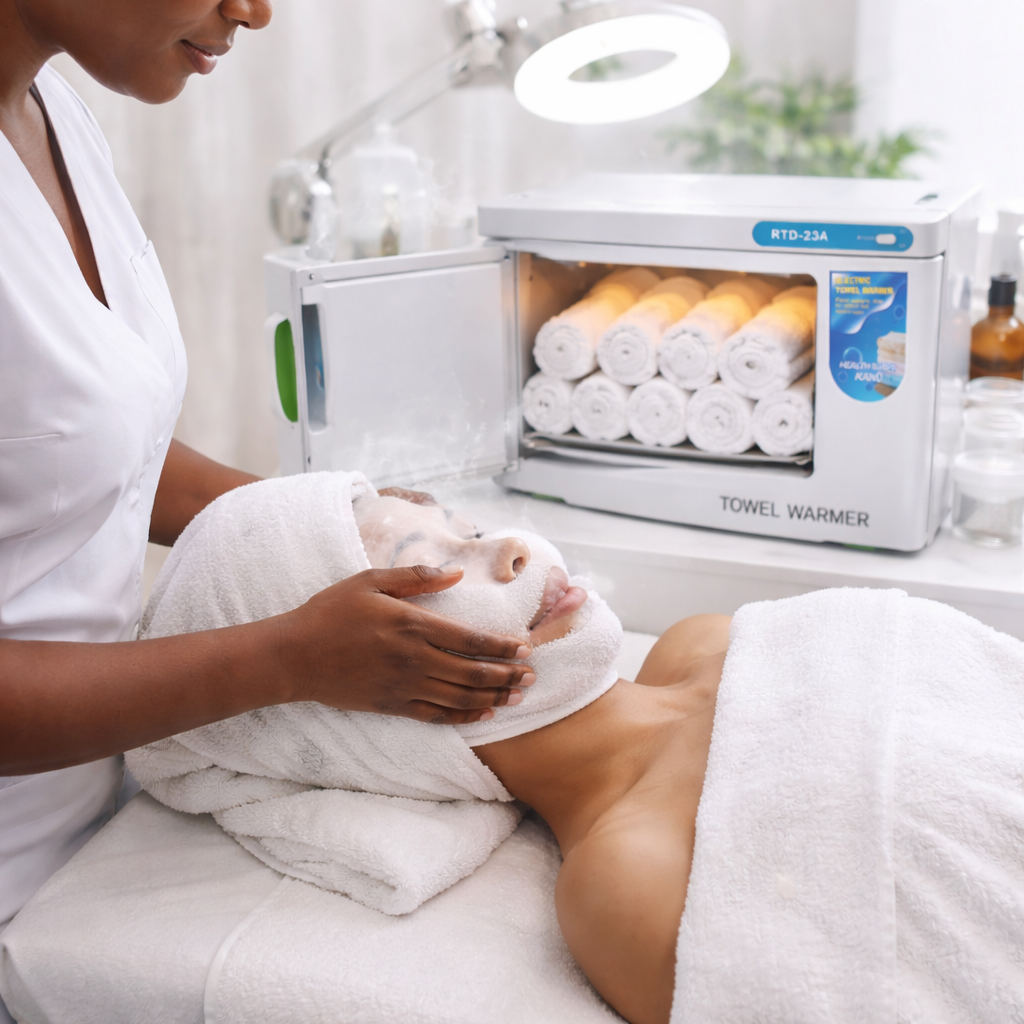 Chauffe-Serviettes Électrique et Stérilisateur UV Professionnel RTD-23A – Idéal Institut, Spa & Barber Shop