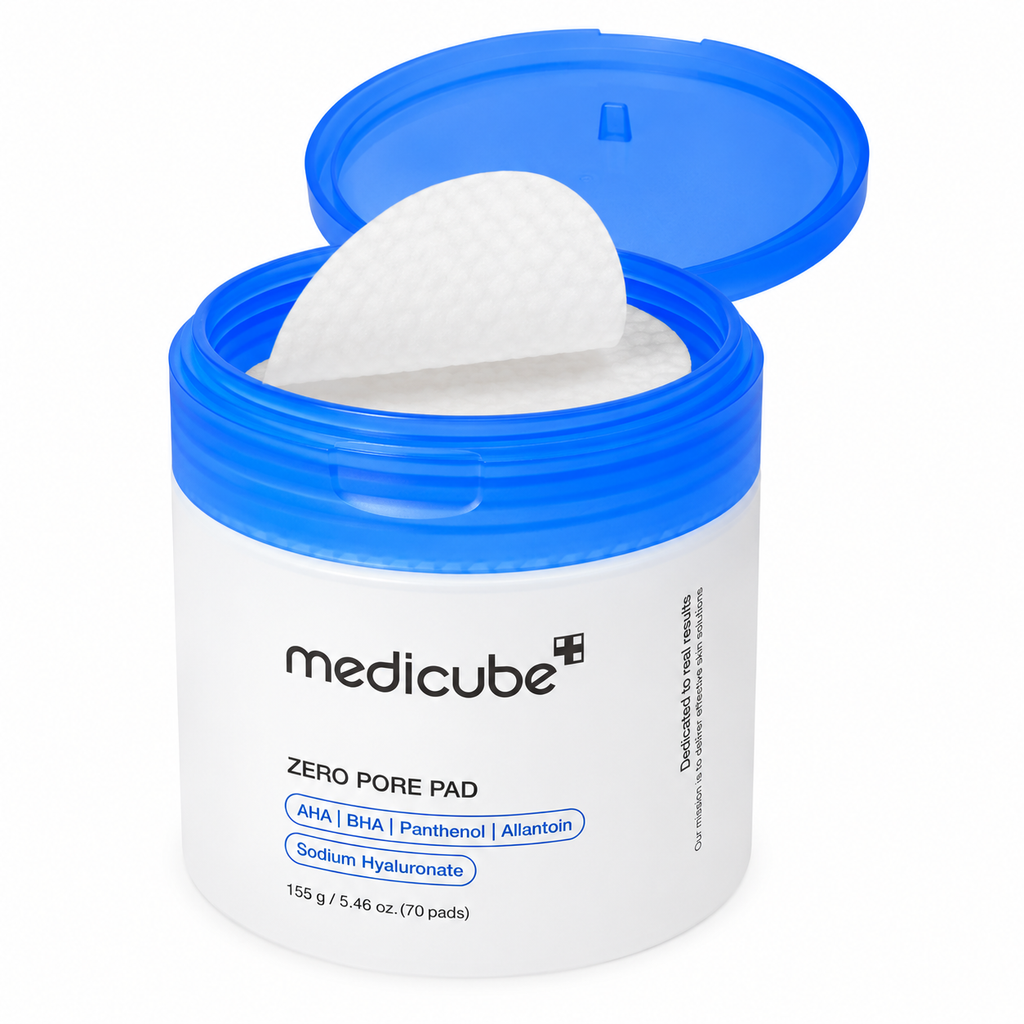 Medicube Zero Pore Pad 2.0 - Zero Pore Pad Medicube - Toner Pad Coréen - Pad Exfoliant AHA BHA - Soin Pores dilatés
