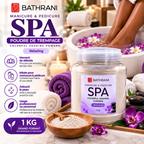 BATHRANI Poudre de Trempage SPA Manucure & Pédicure Relaxing – 1 kg