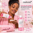 Medicube PDRN Pink Cica Soothing Toner – Tonique Apaisant, Hydratant & Éclat – 250 ml