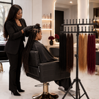 Support Professionnel Réglable pour Tresses et Extensions de Cheveux – Organisateur 60 Emplacements sur Trépied