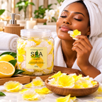 Fleurs de Savon Spa au Citron Mains & Pieds – Lemon Soap Flowers – 220 g / 800 g