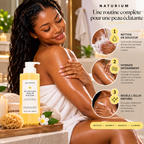NATURIUM The Glow Getter Multi-Oil Body Wash – Gel Douche Nourrissant aux Huiles & Squalane – 500 ml
