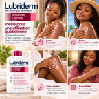 LUBRIDERM Advanced Therapy Lotion – Lait Corporel Hydratation Intense 24H pour Peaux Très Sèches – 473 ml