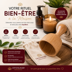 Tasse de Massage Suédoise en Bois de Hêtre – Madérothérapie Corps