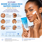 Bioré UV Aqua Rich Watery Essence SPF50+ PA++++ – Protection Solaire Hydratante