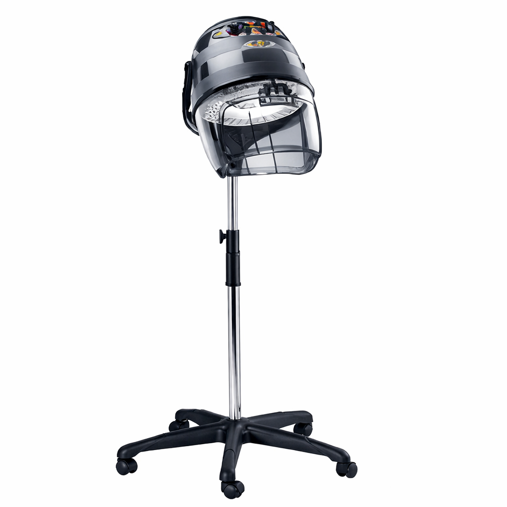 Casque Sèche-Cheveux Professionnel sur Pied EQUATOR – 3000W avec Minuterie & Air Froid