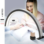 Lampe LED en Forme de Demi-Lune pour Salon de Beauté – Éclairage Professionnel et Élégant