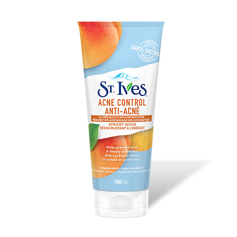 St Ives Acne Control Apricot Scrub- Désincrustant à l'Abricot - Anti-Acné 150 ml