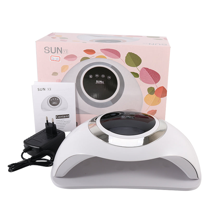 SUN Y3 Lampe UV/LED sèche-ongles- Durcisseur de Gels & vernis double main Avec Minuterie 120W